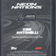 2025 Topps Chrome F1 Kimi Antonelli RC Neon Nations #NN-4
