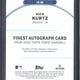 2025 Topps Finest Baseball Nick Kurtz RC Autograph /99 #FA-NK