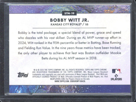 2025 Topps Cosmic Chrome Bobby Witt JR. Stars In the Night #STN-19