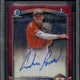 2025 Topps Chrome Bowman Caden Powell Red Shimmer Autograph /5 #CPA-CPO BGS 9