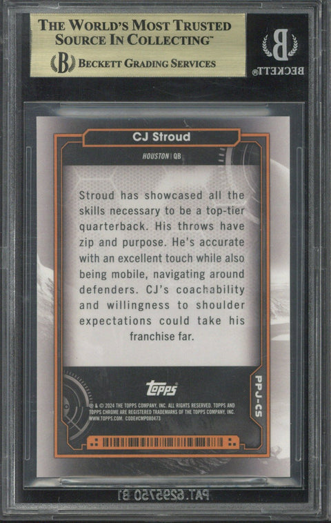 2024 Topps Cosmic Chrome CJ Stroud Planetary Pursuit Jupiter #PPJ-CS BGS 9.5
