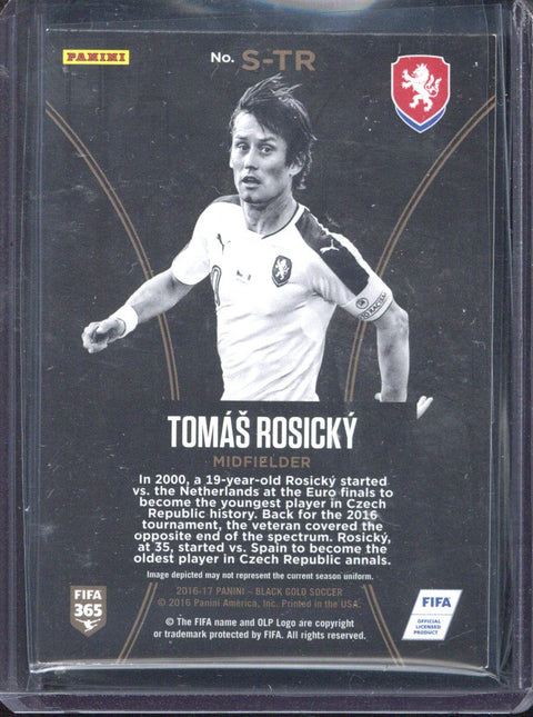 2016-17 Panini Black Gold Tomas Rosicky Black Gold Stars  #S-TR