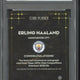 2025-26 Topps Knockout UCC Erling Haaland Star Player Gold Autograph 1/1 PSA 8 AUTO 10