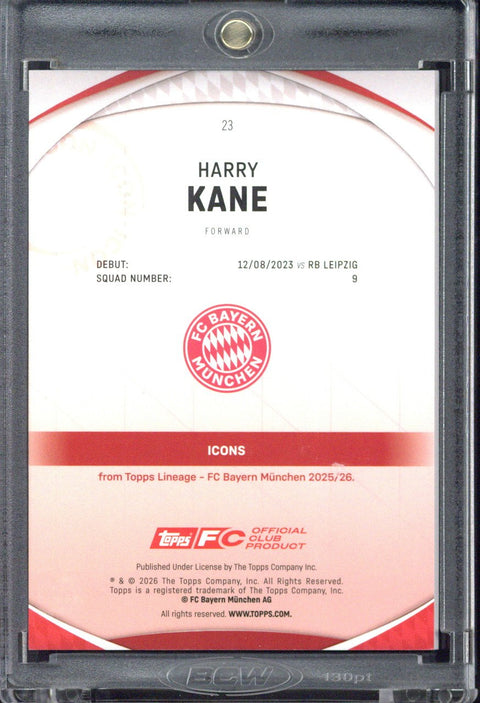 2025-26 Topps Lineage FC Bayern München Harry Kane 1/1 #23