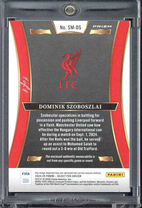 2024-25 Panini Select FIFA Dominik Szoboszlai Patch 1/1 #SM-DS