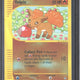 2003 Pokémon Aquapolis Vulpix Reverse Holo 116/147 - EU