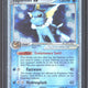 2005 Pokémon EX Delta Species Vaporeon ex Holo 110/113 - EU