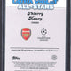2025-26 Topps Chrome Thierry Henry Ultra Violet /50 #UV-2