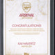 2023-24 Topps Arsenal Forever Kai Havertz Autograph /15 #AM-KH