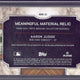 2025 Topps Museum Baseball Aaron Judge Meaningful Material Relic /5 #MMR-AJ