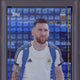 2025 Topps Focus Argentina Lionel Messi Gold Foilfractor 1/1 #24 PSA 8