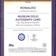 2024-25 Topps Museum UCC Ronaldo Gold Autograph /7 #GPA-RD