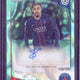 2025-26 Topps Chrome UCC Bradley Barcola Aqua Refractor Autograph /199 #CA-BB