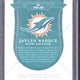 2021 Panini National Treasures Football Jaylen Waddle RC Autograph Patch /99 #PPA-JW