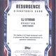 2025 Topps Resurgence CJ Stroud Autograph /99 #RS-CJS