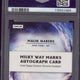 2024 Topps Cosmic Chrome Malik Nabers RC Milky Way Marks Autograph /75 #MN PSA 8