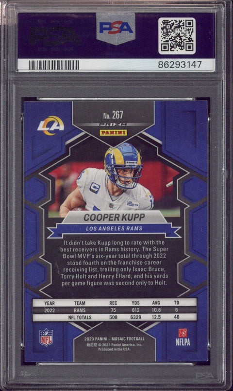 2023 Panini Mosaic Cooper Kupp Honeycomb #267 PSA 10