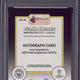 2023-24 Topps Merlin UCC Julian Alvarez Blue Refractor Autograph /75 #AUJA PSA 9