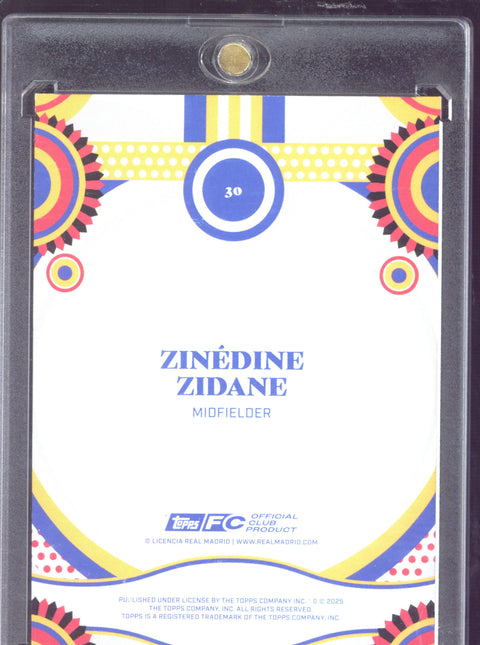 2024-25 Topps Team Set Real Madrid Zinedine Zidane /5