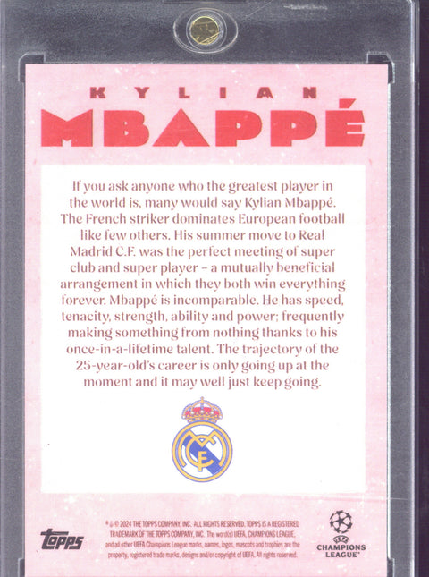 2024 Topps Deco UCC Kylian Mbappe /10