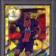 2020-21 Topps Chrome UCL Kylian Mbappe Sapphire ED-Yellow #95 PSA 9