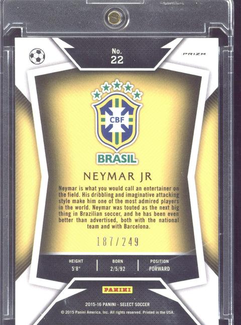 2015-16 Panini Select Neymar Jr. Camo Prizm /249 #22