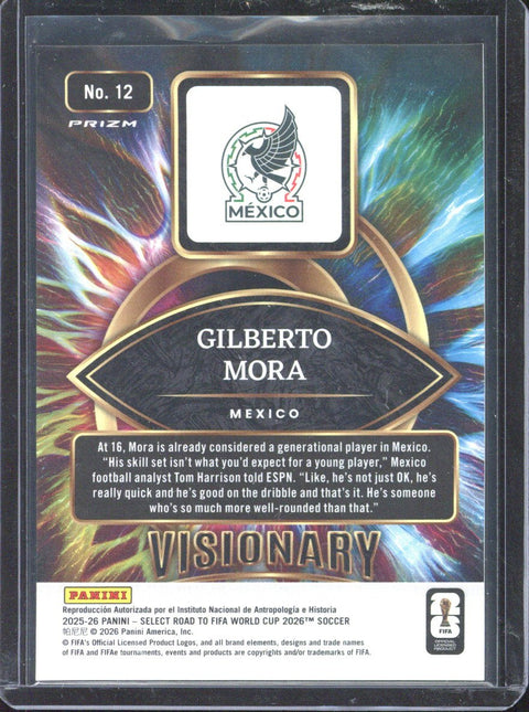 2025-26 Panini Select RTWC Gilberto Mora RC Visionary #12