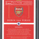 2019-20 Panini Impeccable Robin van Persie All-Time Legends Autograph /50 #AT-RVP
