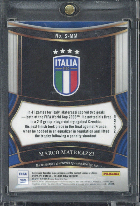2024-25 Panini Select FIFA Marco Materazzi Autograph #S-MM