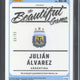2024-25 Panini Donruss Julian Alvarez The Beautiful Game Dragon Autograph #BG-JA