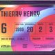 2025-26 Topps Juventus Team Set Thierry Henry Rainbow Flick #RF-18