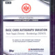 2024-25 Topps Chrome Bundesliga Can Uzun RC Gold Wave Autograph /50 #BA-CU