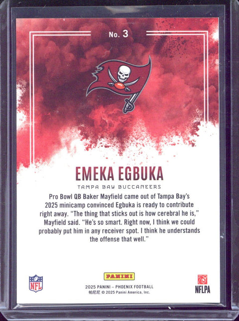 2025 Panini Phoenix Football Emeka Egbuka RC Color Blast #3