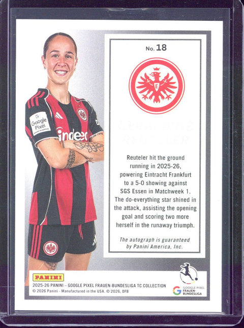 2025-26 Panini Google Pixel Bundesliga Geraldine Reuteler Autograph /5 #18