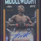 2026 Topps Chrome UFC Israel Adesanya Middleweight Autograph /25 #86S-IA