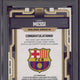 2025-26 Topps Gold UCC Lionel Messi Golden Greats Autograph /10 PSA 8