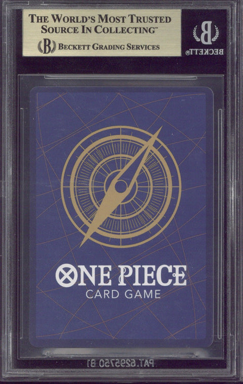 2024 One Piece #OP03 The Best Premium Booster Sogeking Manga Art Foil SEC #122 BGS Pristine 10