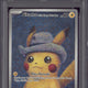 2023 Pokemon SVP EN Pikachu Grey Felt Hat Pokemon X Van Gogh #085 PSA 5