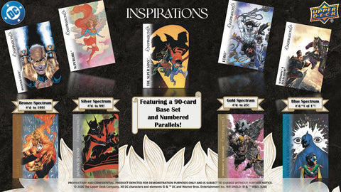2025 Upper Deck Inspirations The World of DC Hobby