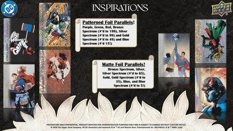 2025 Upper Deck Inspirations The World of DC Hobby
