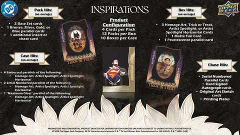 2025 Upper Deck Inspirations The World of DC Hobby