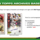 2024 Topps Archives Baseball Hobby Pack