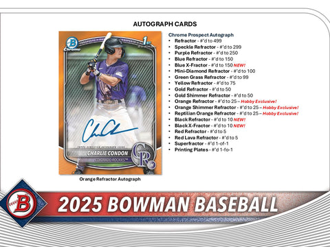 2025 Bowman Baseball Hobby Pack