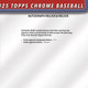 2025 Topps Chrome Baseball Hobby