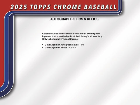 2025 Topps Chrome Baseball Hobby Jumbo Pack