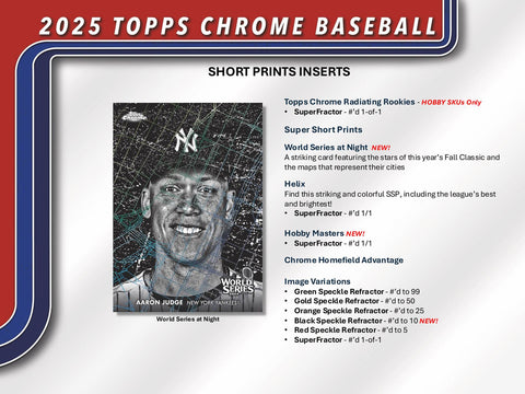 2025 Topps Chrome Baseball Hobby Jumbo Pack