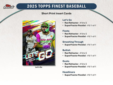 2025 Topps Finest Baseball Hobby Pack