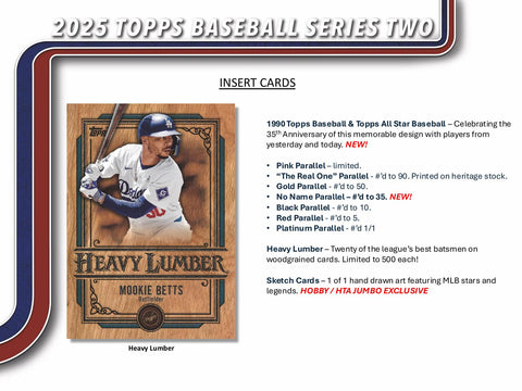 2025 Topps Series 2 Baseball Hobby Jumbo Pack