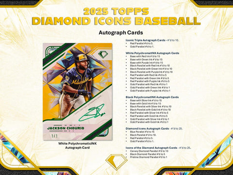 2025 Topps Diamond Icons Baseball Hobby