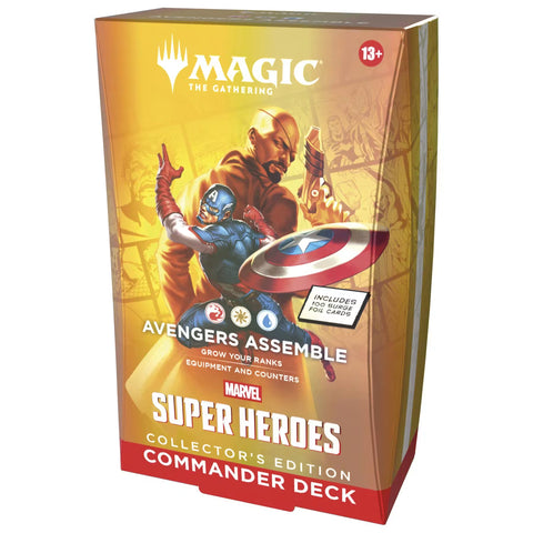 Magic the Gathering Marvel Super Heroes Collector Commander 4-Deck Case